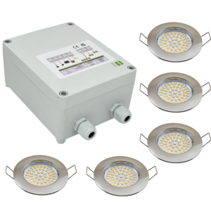 Car Lift LED Lighting Autonomy System for Main and Emergency