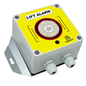 Alarm system with audiovisual indication